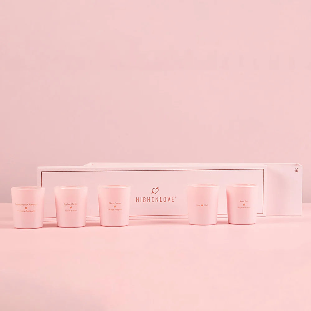HighOnLove Mini Sensual Massage Candles Collection